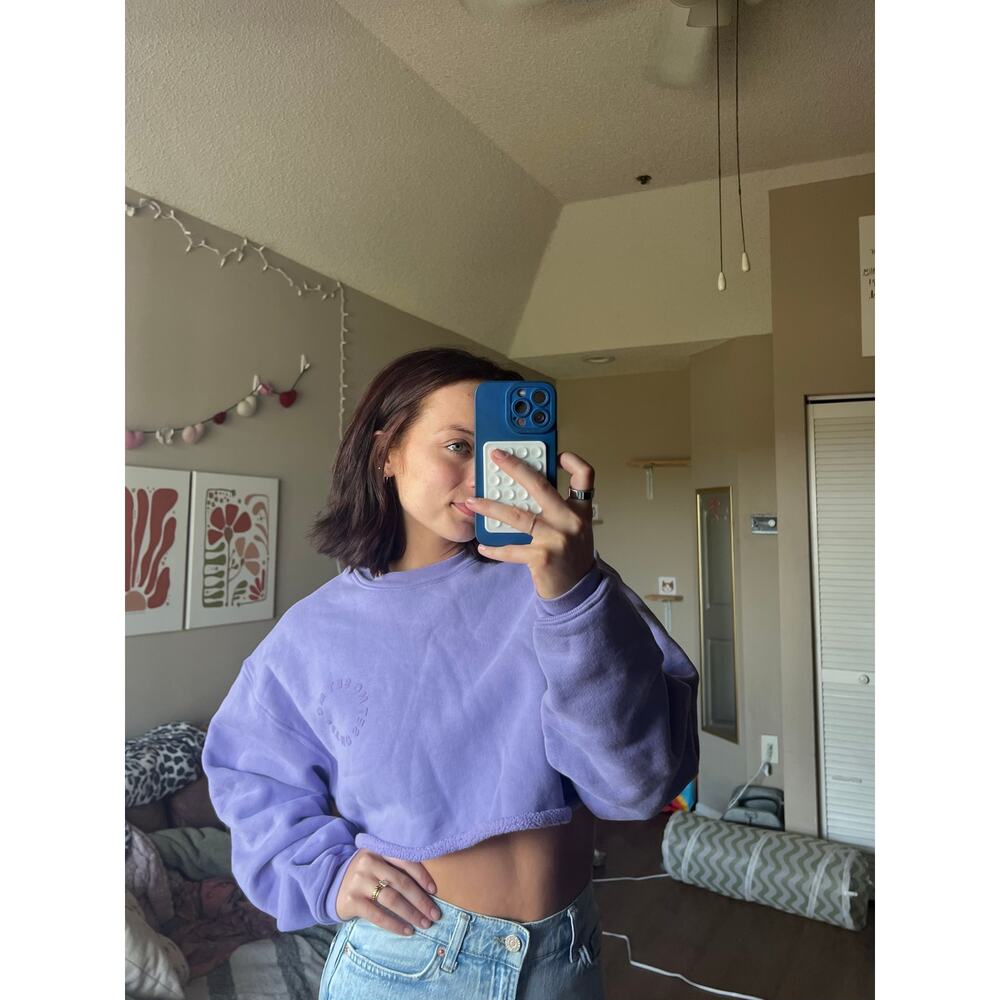 Set Active Cropped Crewneck Sweatshirt